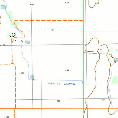 nswtopo 7425-4-N HOMECROFT NORTH digital map