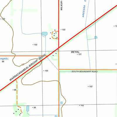 nswtopo 7425-4-N HOMECROFT NORTH digital map
