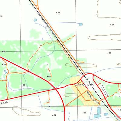 nswtopo 7427-1-S MANANGATANG SOUTH digital map