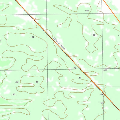 nswtopo 7428-3-S WEMEN SOUTH digital map