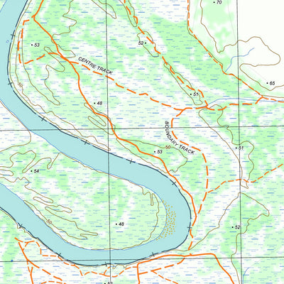 nswtopo 7428-4-S EUSTON SOUTH digital map