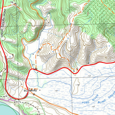 nswtopo 7520-2-N AIRE NORTH digital map