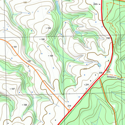 nswtopo 7520-4-N PRINCETOWN NORTH digital map