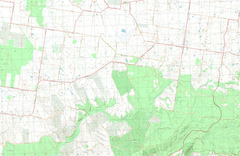 nswtopo 7521-2-S PIRRON YALLOCK SOUTH digital map