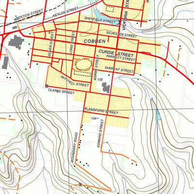 nswtopo 7521-3-N COBDEN NORTH digital map