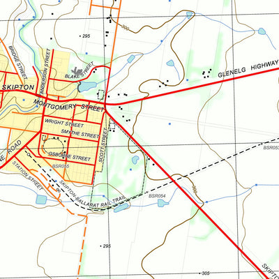 nswtopo 7522-1-S SKIPTON SOUTH digital map