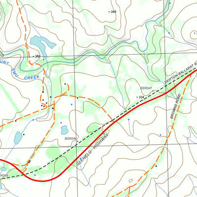 nswtopo 7522-1-S SKIPTON SOUTH digital map
