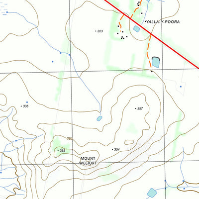 nswtopo 7522-4-N STREATHAM NORTH digital map