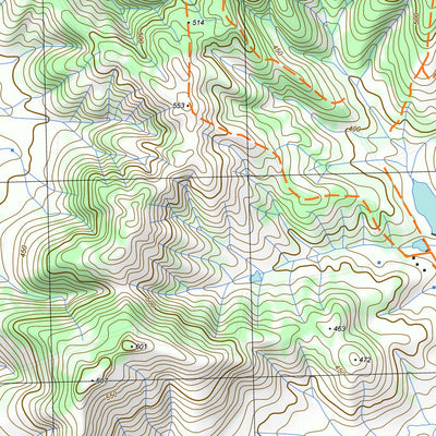 nswtopo 7523-1-S AVOCA SOUTH digital map