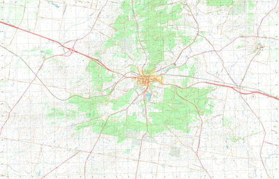nswtopo 7523-2-S BEAUFORT SOUTH digital map