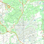 nswtopo 7523-2-S BEAUFORT SOUTH digital map