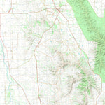 nswtopo 7523-4-N CROWLANDS NORTH digital map