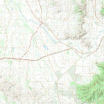 nswtopo 7523-4-S CROWLANDS SOUTH digital map