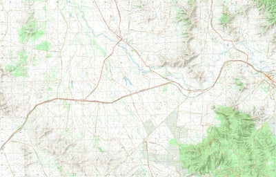 nswtopo 7523-4-S CROWLANDS SOUTH digital map