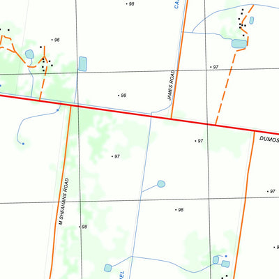 nswtopo 7526-3-S NULLAWIL SOUTH digital map