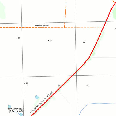 nswtopo 7526-4-N CULGOA NORTH digital map