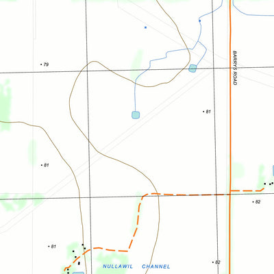 nswtopo 7526-4-S CULGOA SOUTH digital map