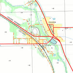 nswtopo 7526-4-S CULGOA SOUTH digital map