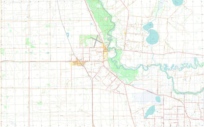 nswtopo 7527-1-S NYAH SOUTH digital map