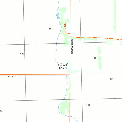 nswtopo 7527-2-S ULTIMA SOUTH digital map