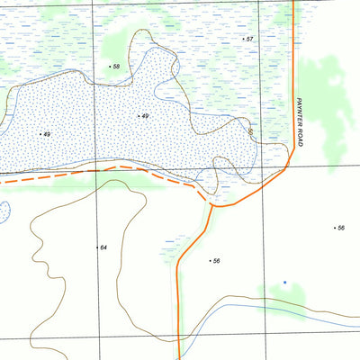 nswtopo 7527-4-S PIANGIL WEST SOUTH digital map