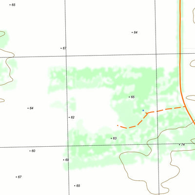 nswtopo 7528-3-N NARRUNG NORTH digital map