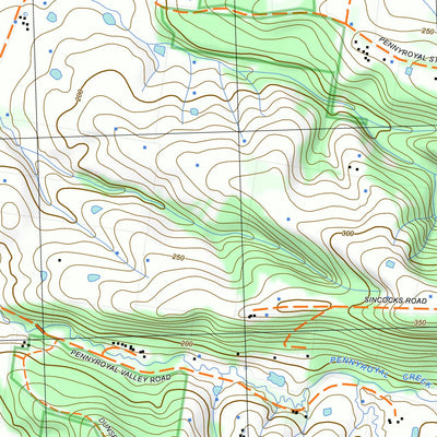 nswtopo 7621-2-S DEANS MARSH SOUTH digital map