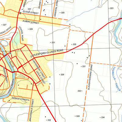 nswtopo 7623-2-N CRESWICK NORTH digital map