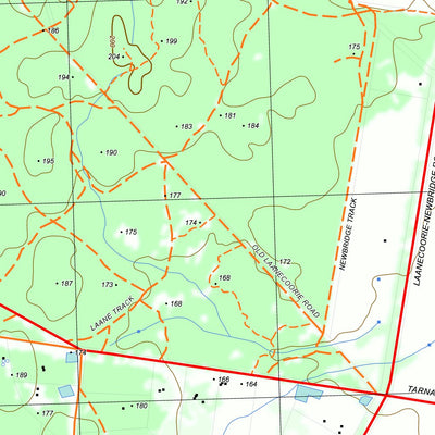 nswtopo 7624-2-N LAANECOORIE NORTH digital map