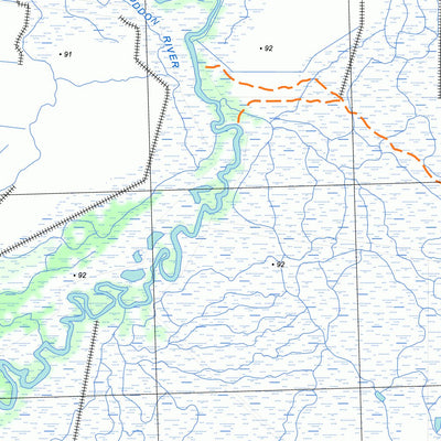 nswtopo 7625-1-N DURHAM OX NORTH digital map