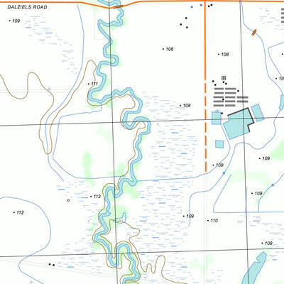 nswtopo 7625-2-N KINYPANIAL NORTH digital map