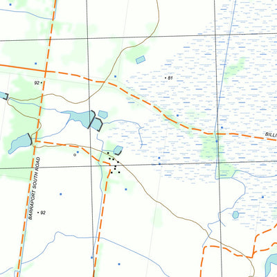 nswtopo 7625-4-N BOORT NORTH digital map