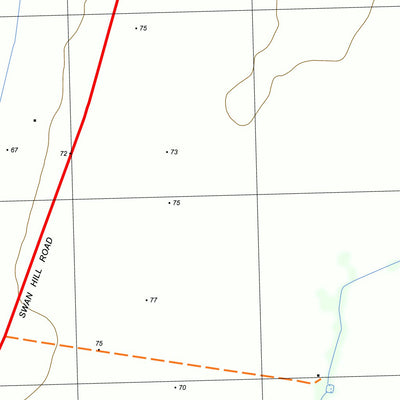 nswtopo 7627-3-N SWAN HILL NORTH digital map