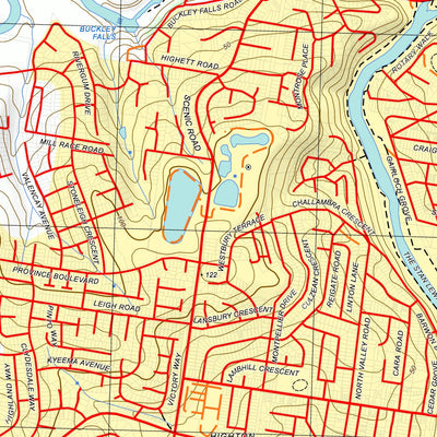 nswtopo 7721-1-S GEELONG SOUTH digital map