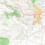 nswtopo 7722-1-S BACCHUS MARSH SOUTH digital map