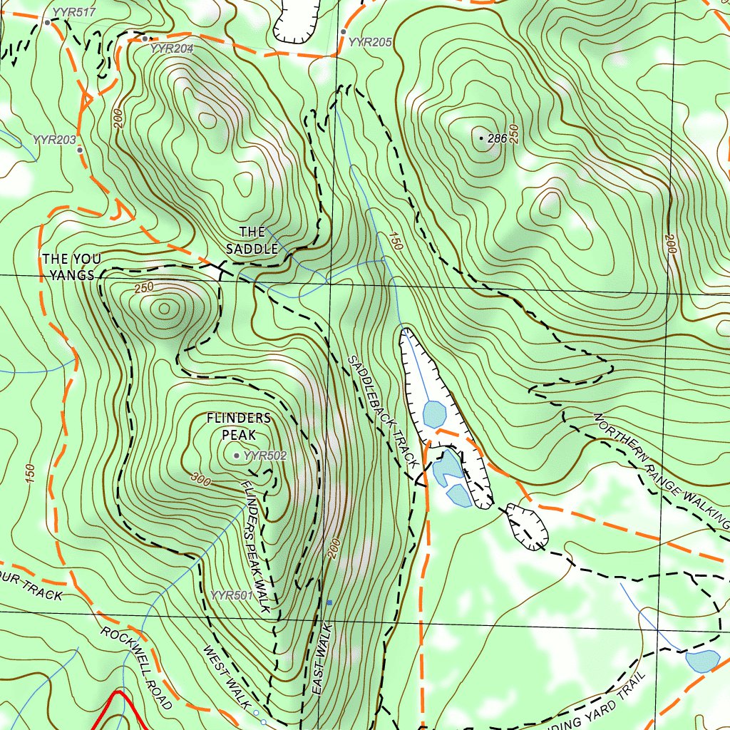 7722-2-S YOU YANGS SOUTH Map by nswtopo | Avenza Maps