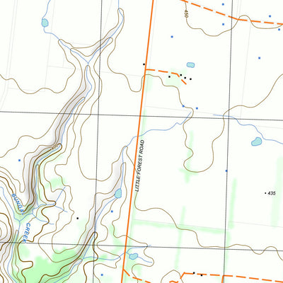 nswtopo 7722-4-S BALLAN SOUTH digital map