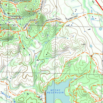 nswtopo 7723-1-N MALMSBURY NORTH digital map