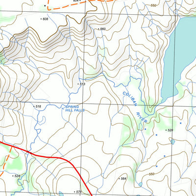 nswtopo 7723-2-N TRENTHAM NORTH digital map