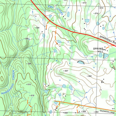 nswtopo 7723-2-N TRENTHAM NORTH digital map