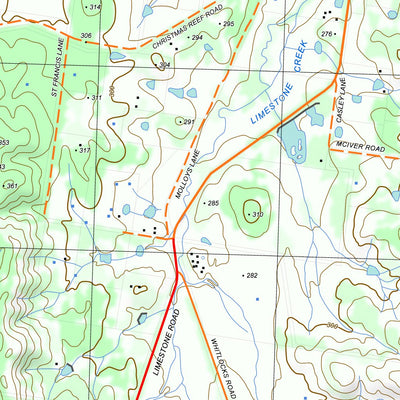nswtopo 7723-4-S CASTLEMAINE SOUTH digital map