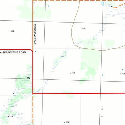 nswtopo 7725-3-S DINGEE SOUTH digital map