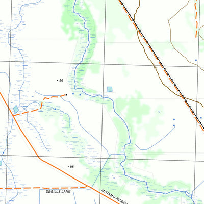 nswtopo 7725-4-S MITIAMO SOUTH digital map