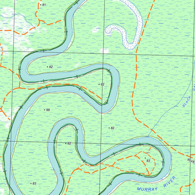 nswtopo 7726-2-N GUNBOWER NORTH digital map