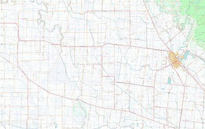 nswtopo 7726-3-N COHUNA NORTH digital map