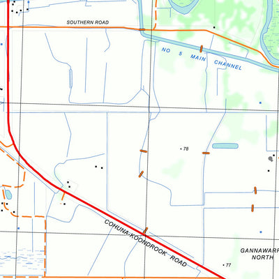 nswtopo 7726-4-S KOONDROOK SOUTH digital map