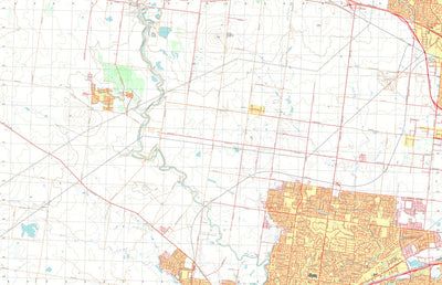 nswtopo 7822-3-N WERRIBEE NORTH digital map