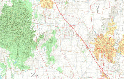 nswtopo 7822-4-N SUNBURY NORTH digital map