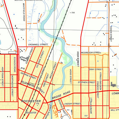 nswtopo 7825-3-N ROCHESTER NORTH digital map