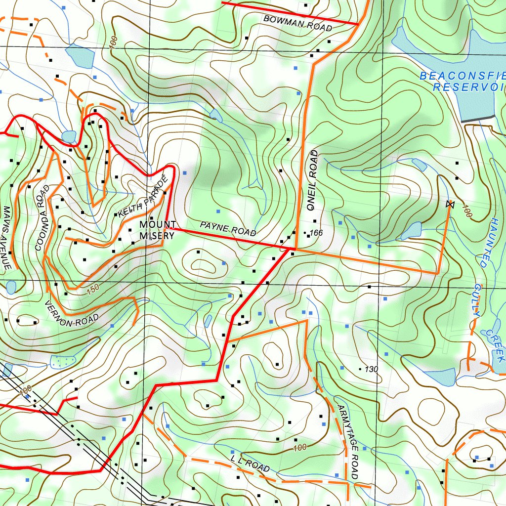 7921-1-N CRANBOURNE NORTH Map by nswtopo | Avenza Maps